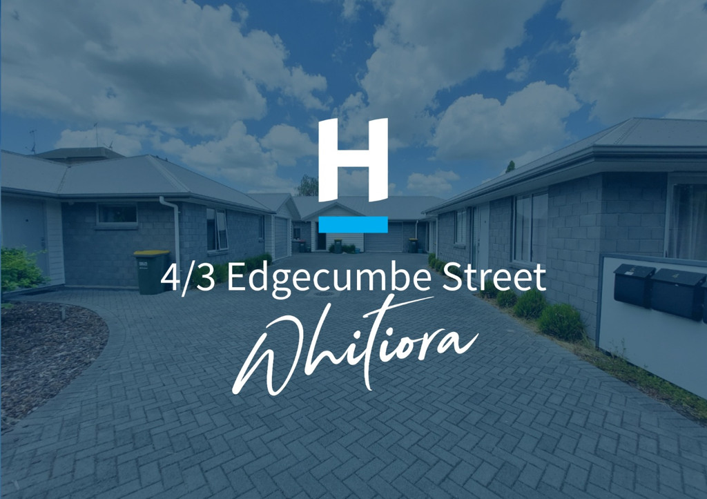 4/3 Edgecumbe Street, Whitiora