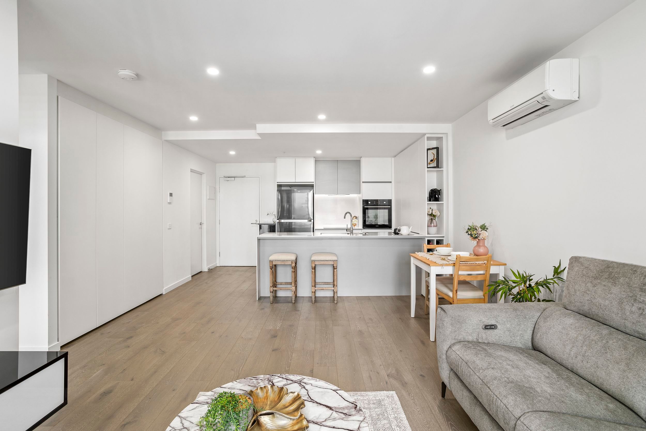 3 Bedroom, 2 bathrooms and 2 car spaces