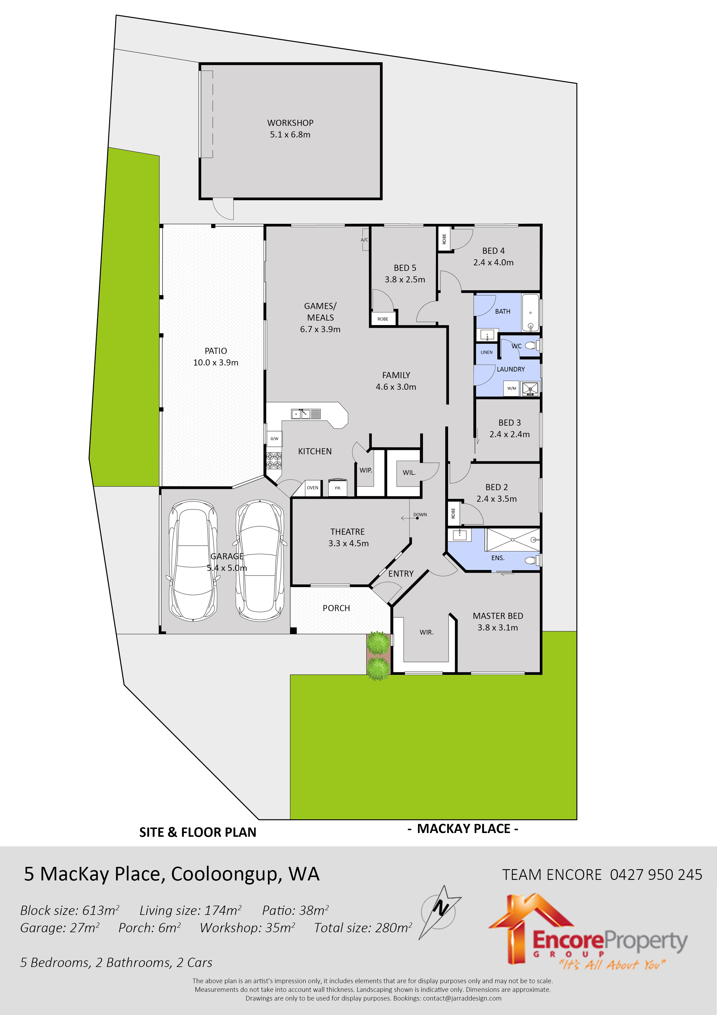 5 Mackay Place, COOLOONGUP, WA 6168 AUS