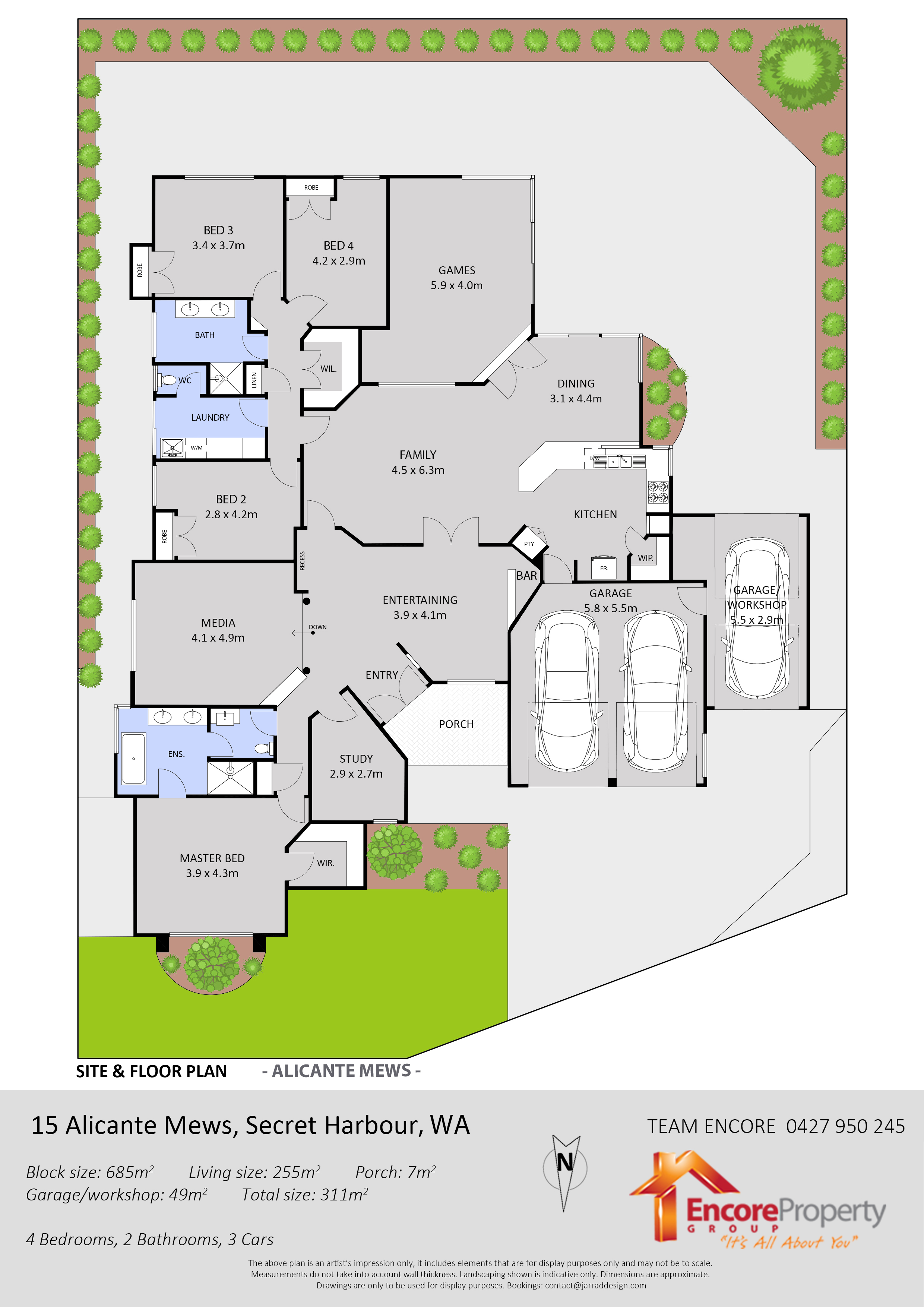 15 Alicante Mews, SECRET HARBOUR, WA 6173 AUS