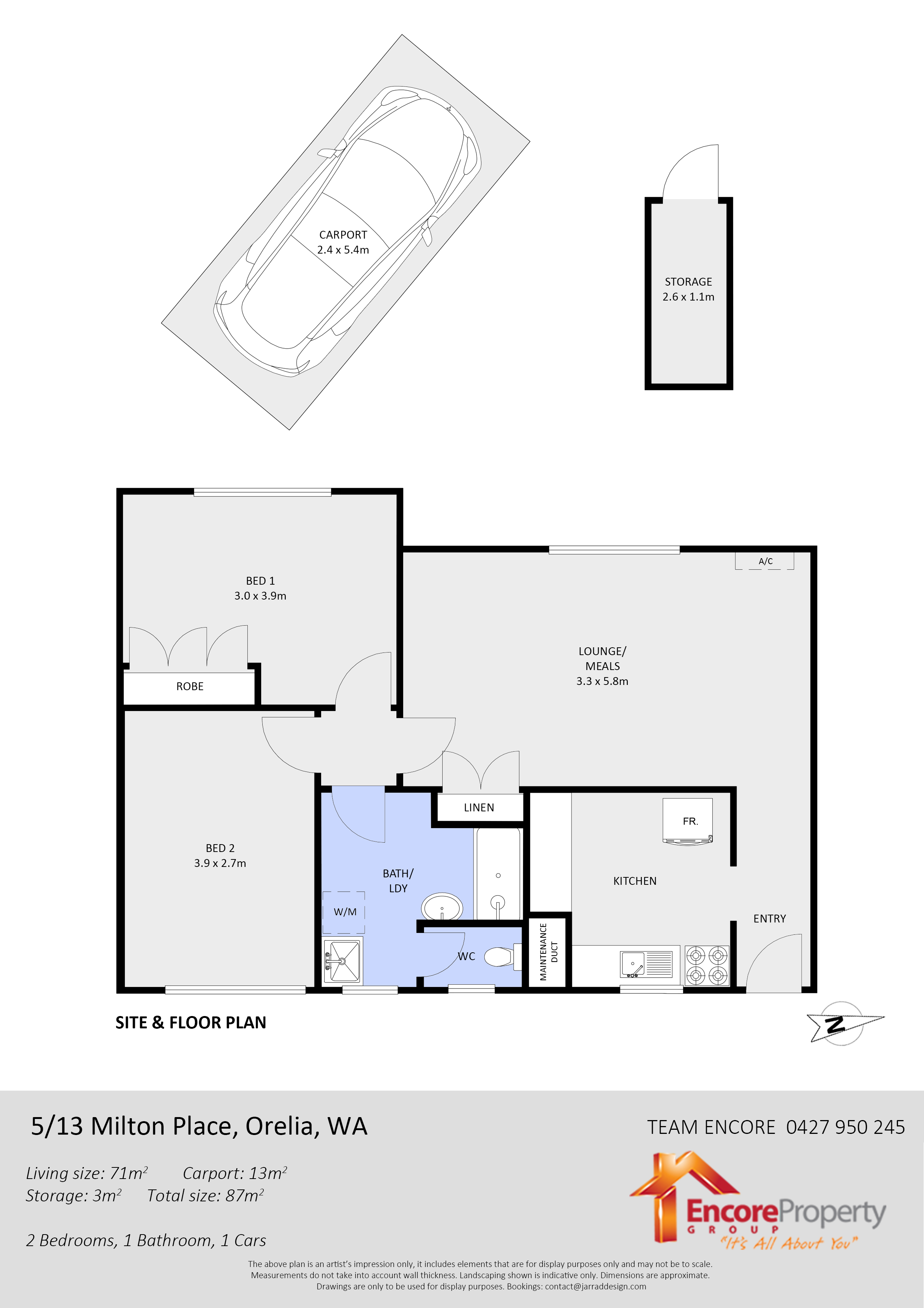 5/13 Milton Place, ORELIA, WA 6167 AUS
