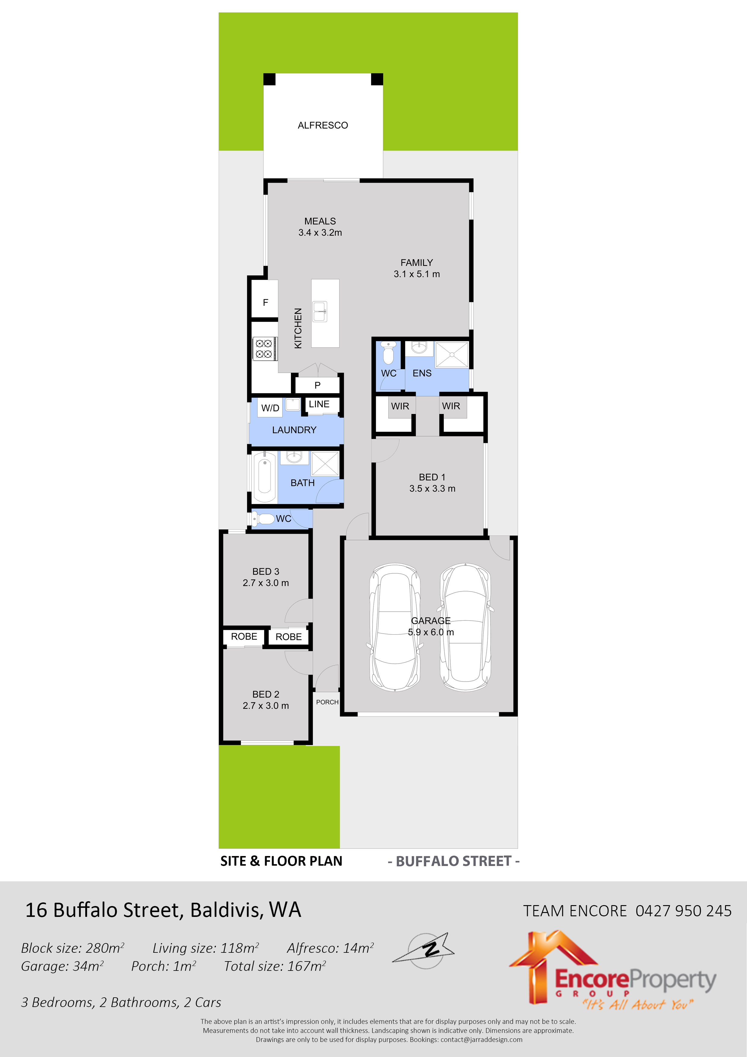 16 Buffalo Street, BALDIVIS, WA 6171 AUS